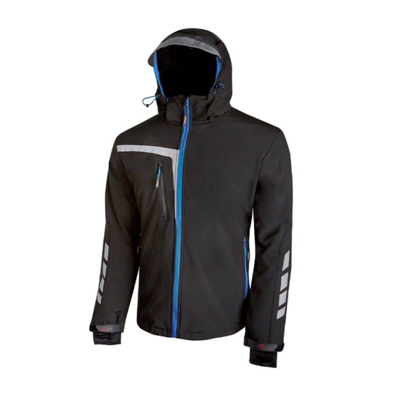 U-POWER QUICK SOFTSHELL JACKET Black Carbon 2XL
