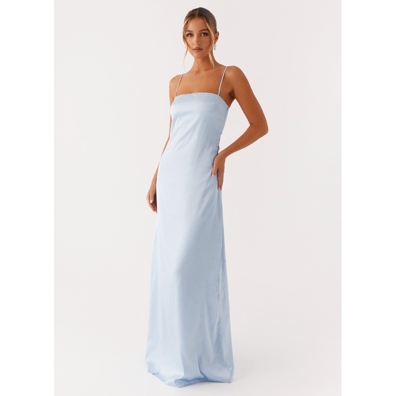 Aster Bloom Maxi Dress – Blue Blue US 0