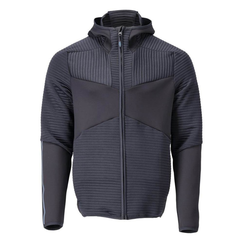 Mascot 22603 Customized Fleece Zip Hooded Sweatshirt Dark Navy XS