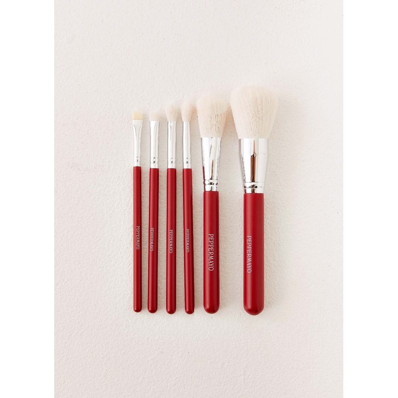 Peppermayo Makeup Brushes – Red Red One Size