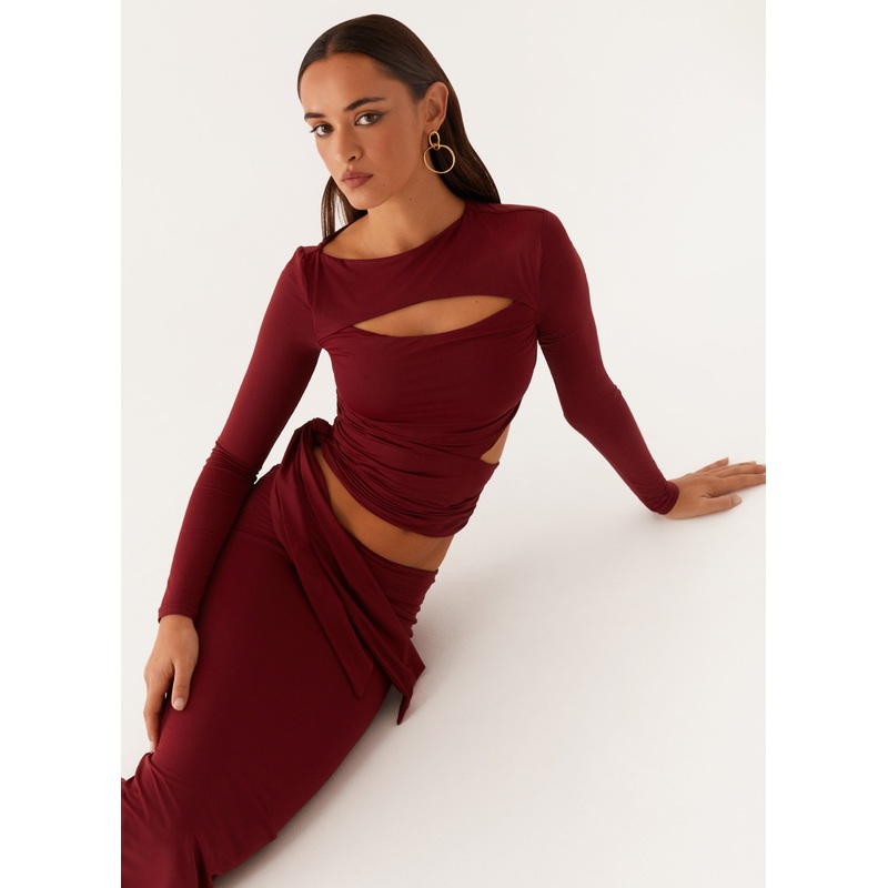 Capucine Wrap Top – Mulberry Mulberry US 0