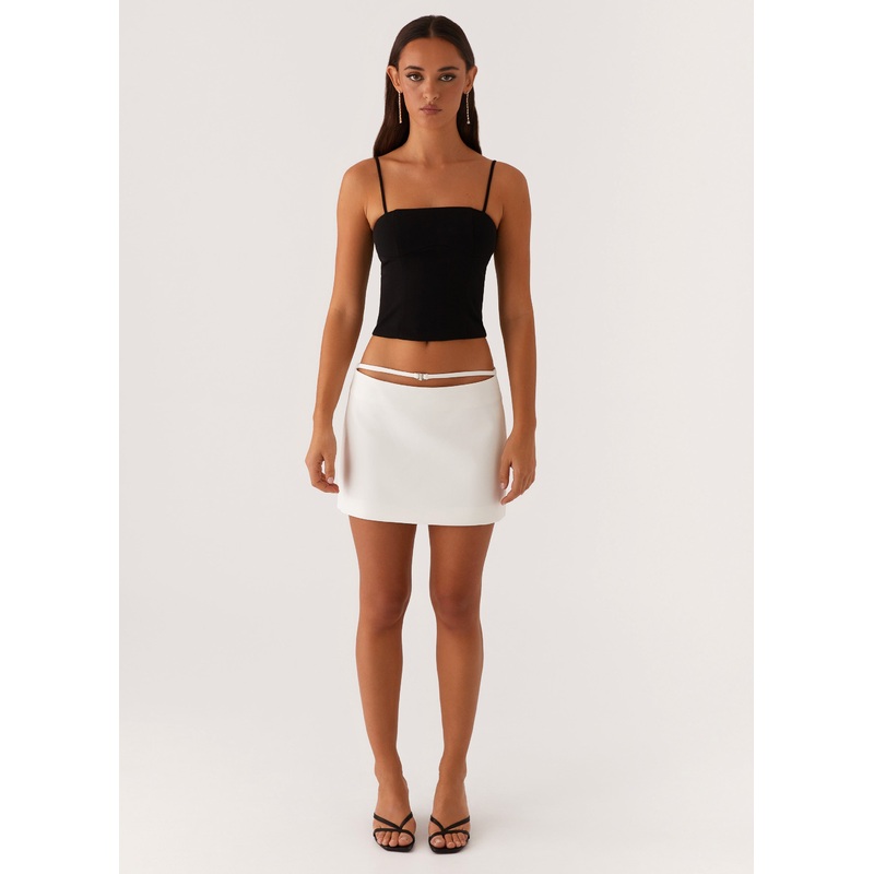 Concrete Jungle Mini Skirt – Off White Off White US 0