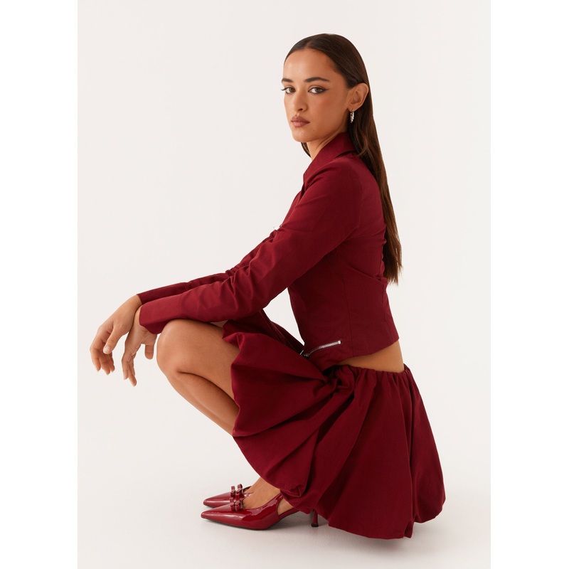 Vesper Bubble Mini Skirt – Mulberry Mulberry US 0