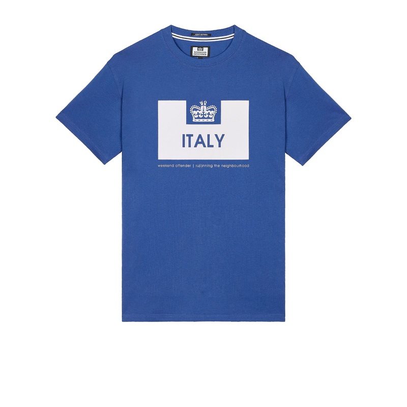 Country Series Italy T-Shirt Cobalt Blue/White XS Cobalt