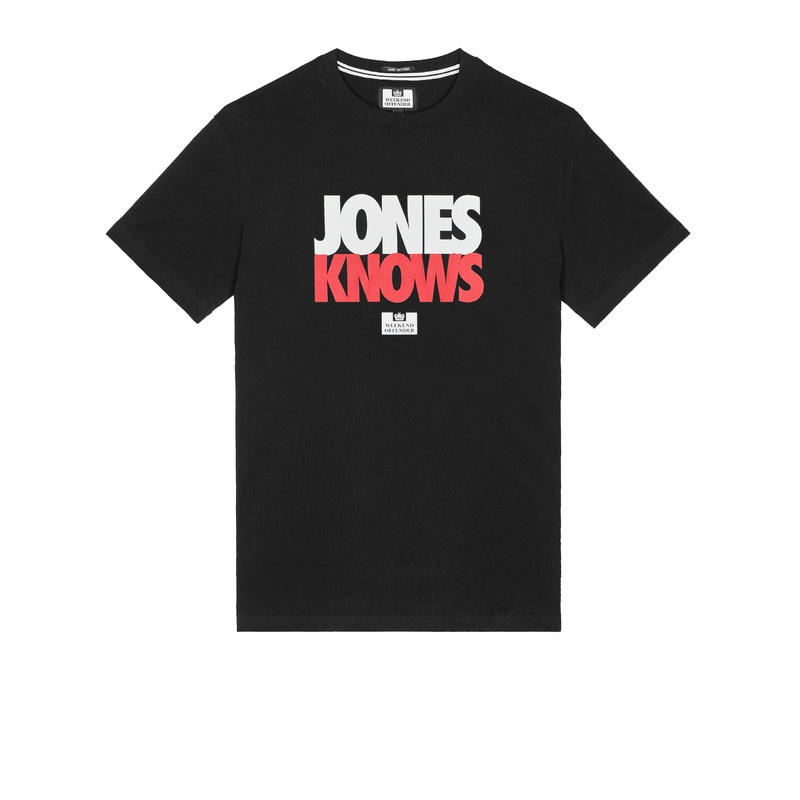 Jones Knows Graphic T-Shirt Black XS Black