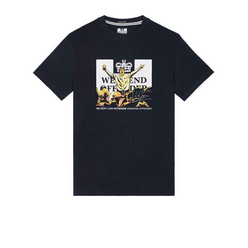Leo Gregory Graphic T-Shirt Navy XS Navy