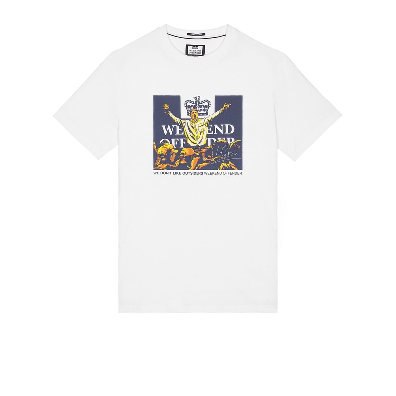 Leo Gregory Graphic T-Shirt White XS White