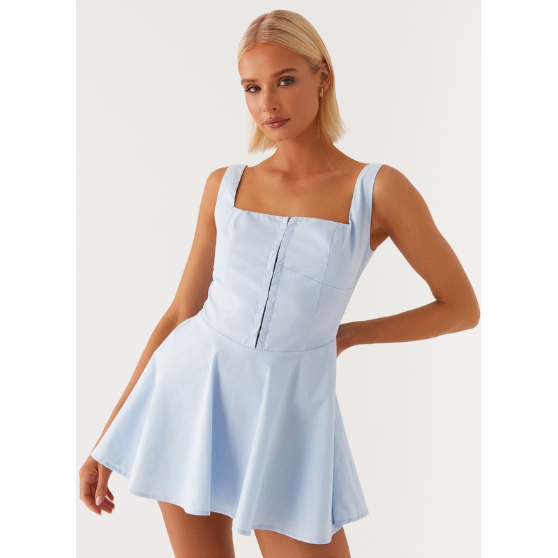The Isle Mini Dress – Blue Blue US 0