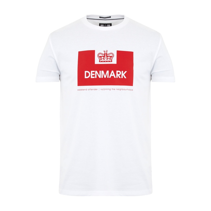 Country Series Denmark T-Shirt White S White