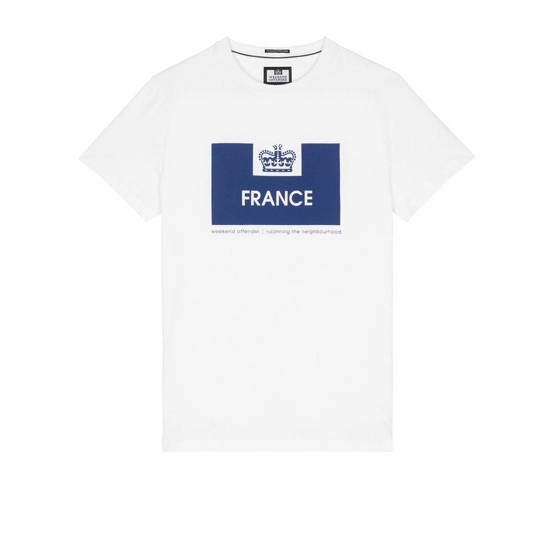 Country Series France T-Shirt White/Blue XS White
