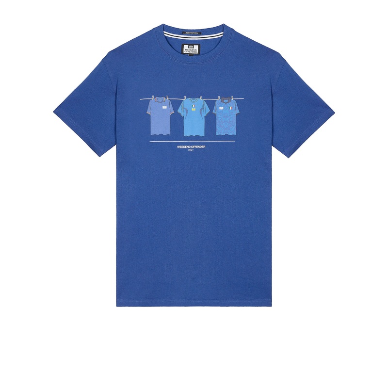 Italy Shirts T-Shirt Cobalt Blue XS Cobalt
