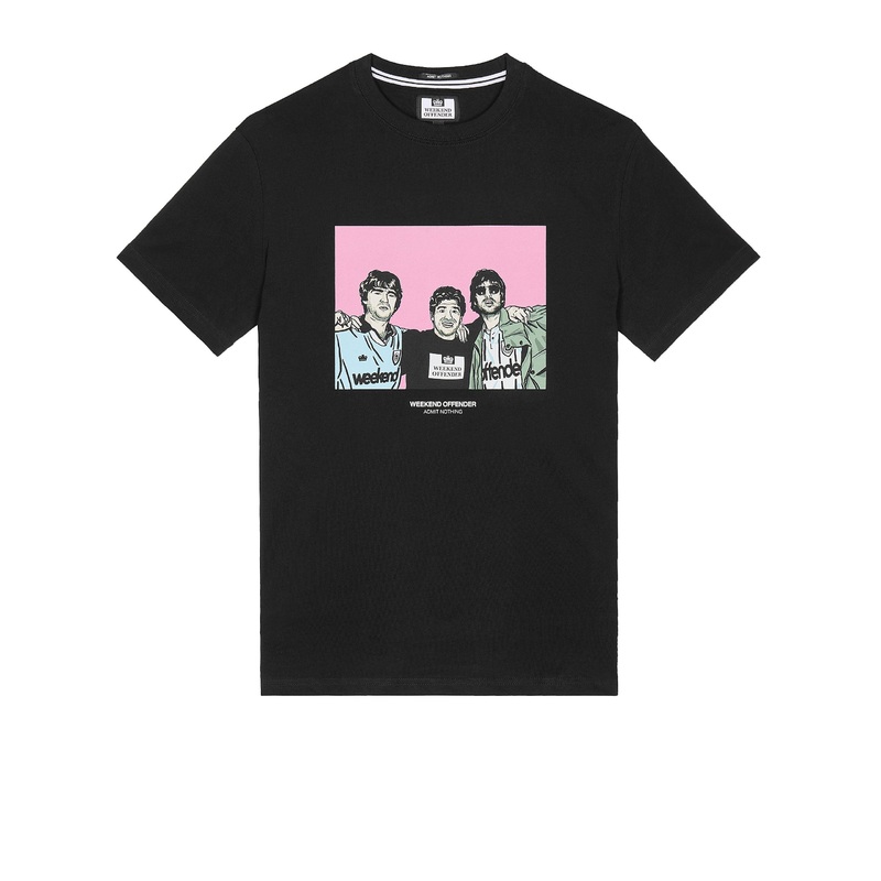 Plus Size – Diego Graphic T-Shirt Black 4XL Black