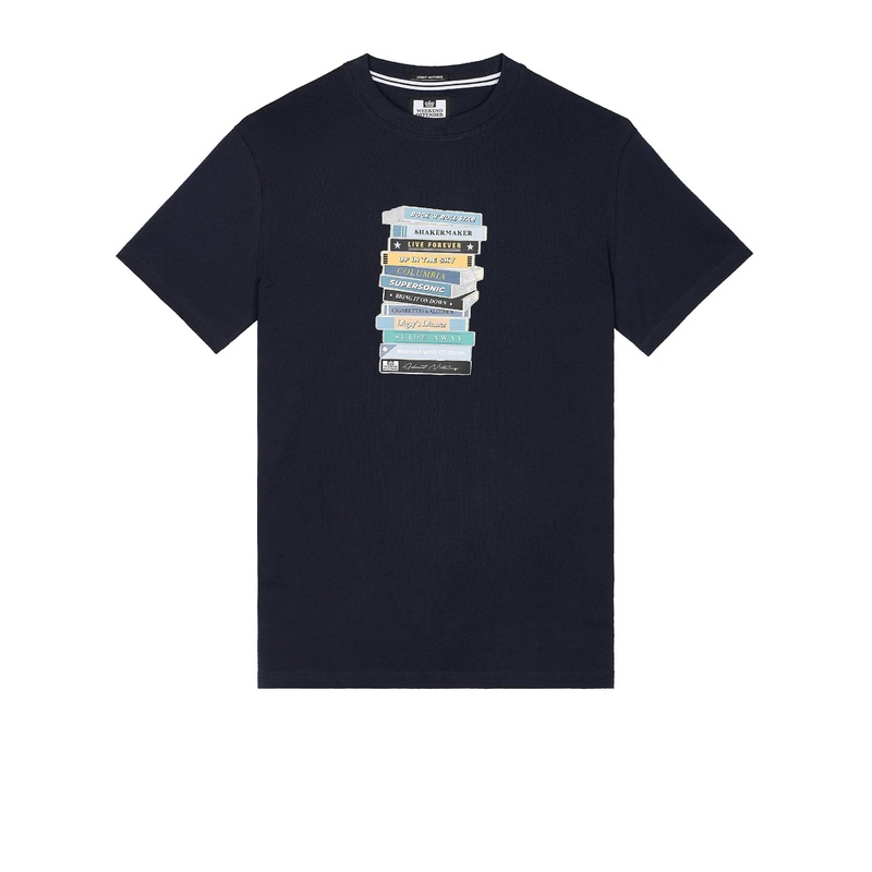 Plus Size – Tapes Graphic T-Shirt Navy 4XL Navy