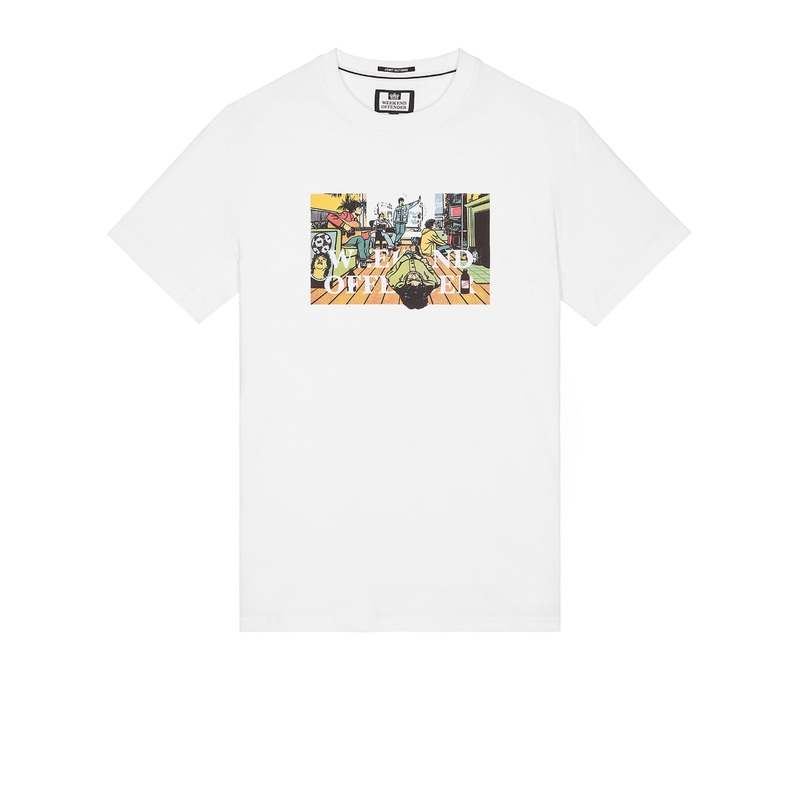 Stratford Avenue Graphic T-Shirt White XS White