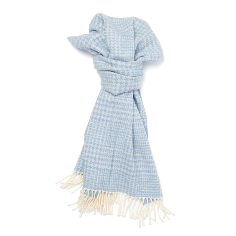 Exclusively for Michael Jondral: Scarf “Principe di Galles” made from pure Escorial Wool – handmade