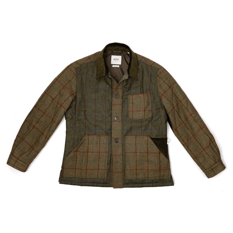 Casual Jacket “The Garden Jacket” made from English Shetland Wool M