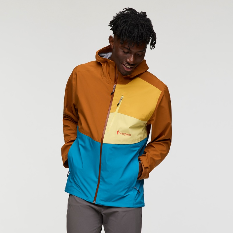 Impermeo 3L Hooded Shell Jacket – Men’s Deep Sea S