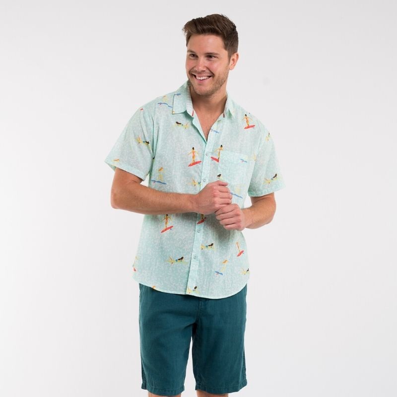 Soul Surfers S/S Shirt Mint Print S