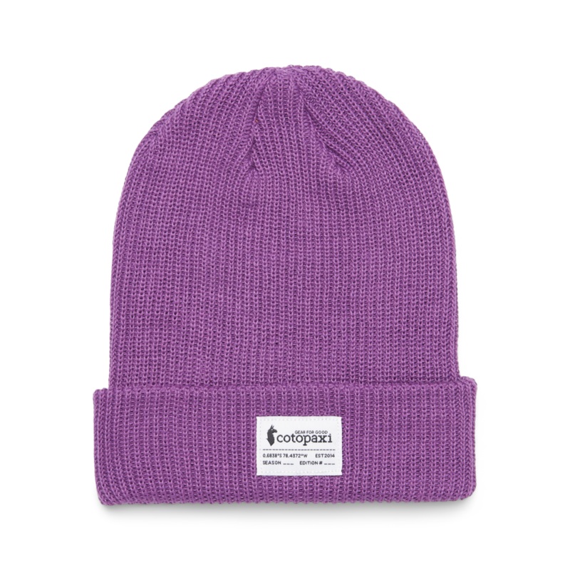 Wharf Beanie – Cotopaxi Patch Mauve