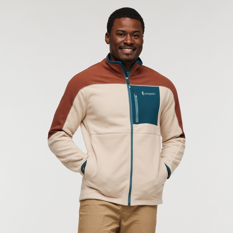 Abrazo Fleece Full-Zip Jacket – Men’s Acorn/Oatmeal XS