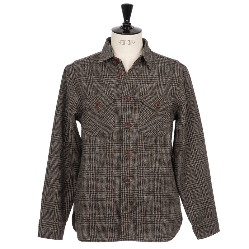 Fox Brother’s x MJ: Shirt Jacket “Fox Overshirt-Jacket” made of pure Wool – Origianl Fox Tweed M