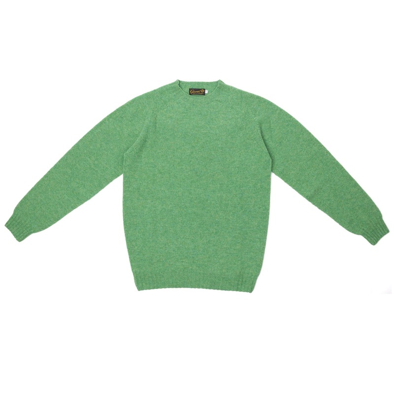 Glenugie exclusive x MJ: Sweater “Round Jumper” made from pure Wool – Circulare Knit Pure Soft Shetland S
