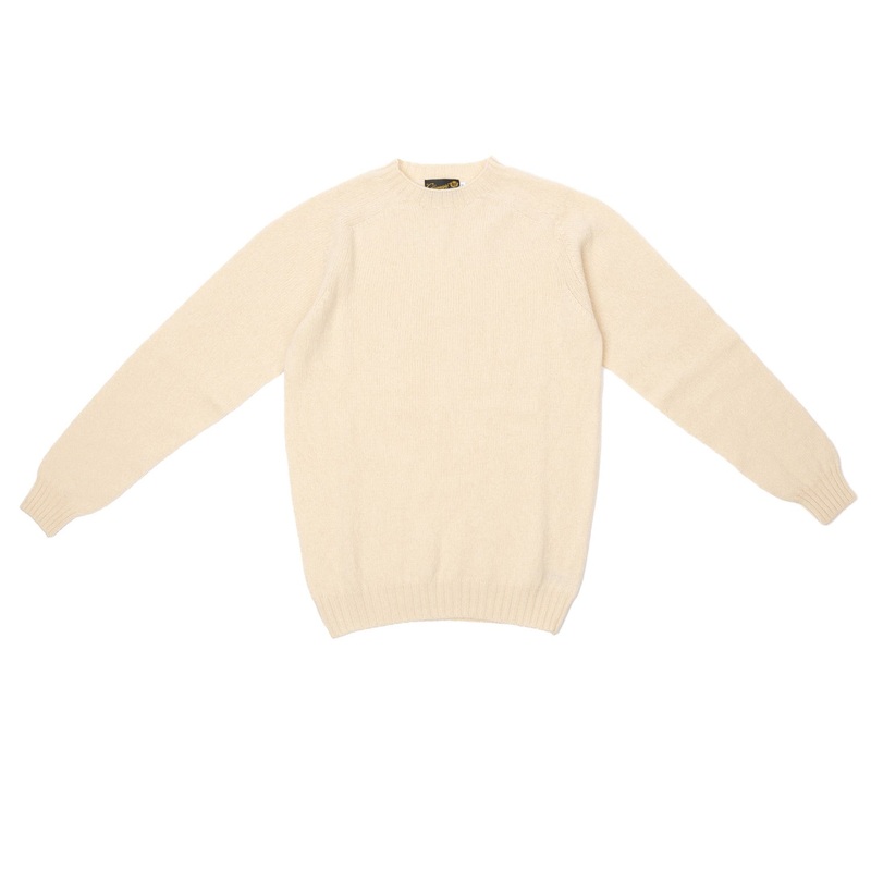 Glenugie exclusive x MJ: Sweater “Round Jumper” made from pure Wool – Circulate Knit Pure Soft Shetland S