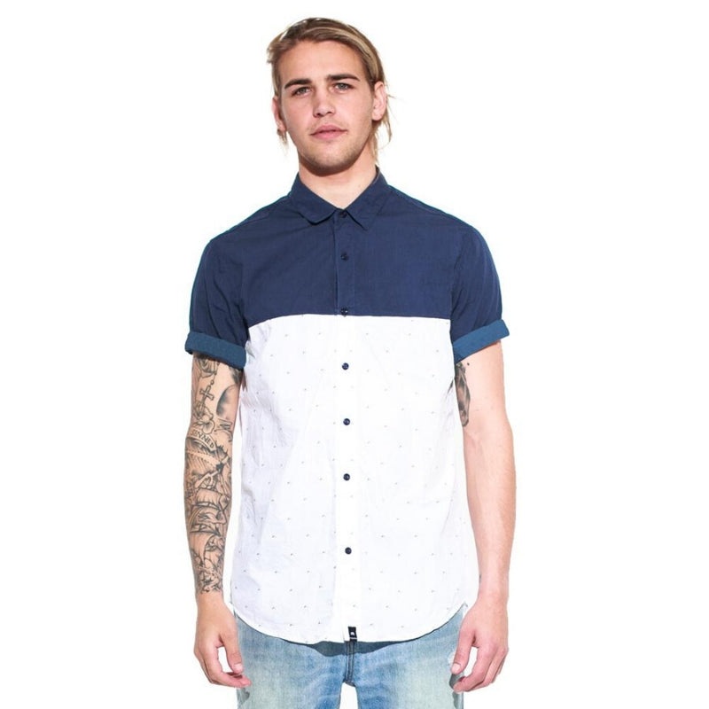 Teatrees S/S Shirt Blue/White S