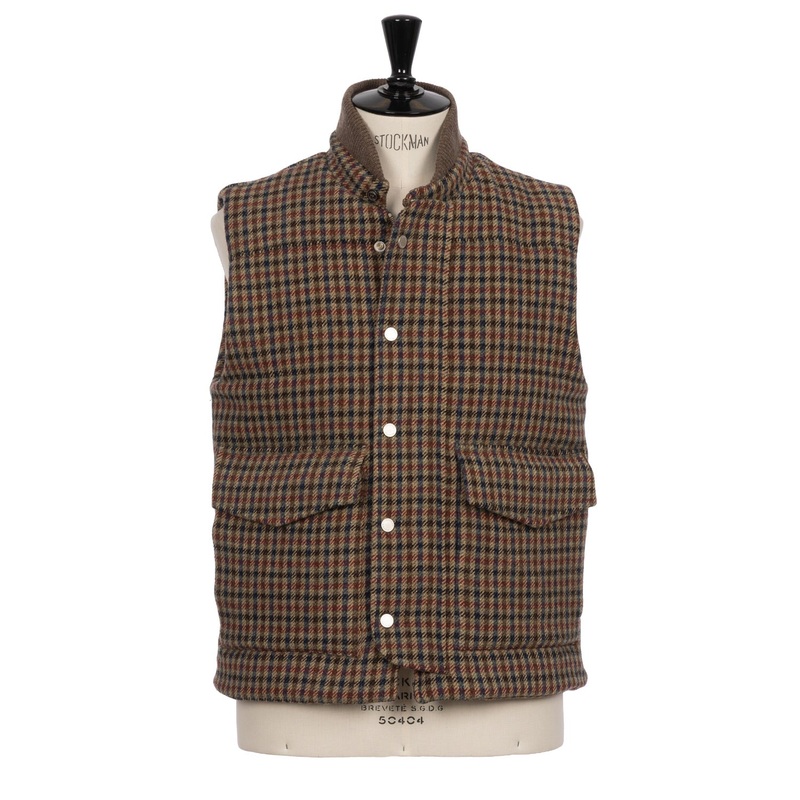Vest “Locke Padded Vest” made from Shetland Wool – Valstar Original M