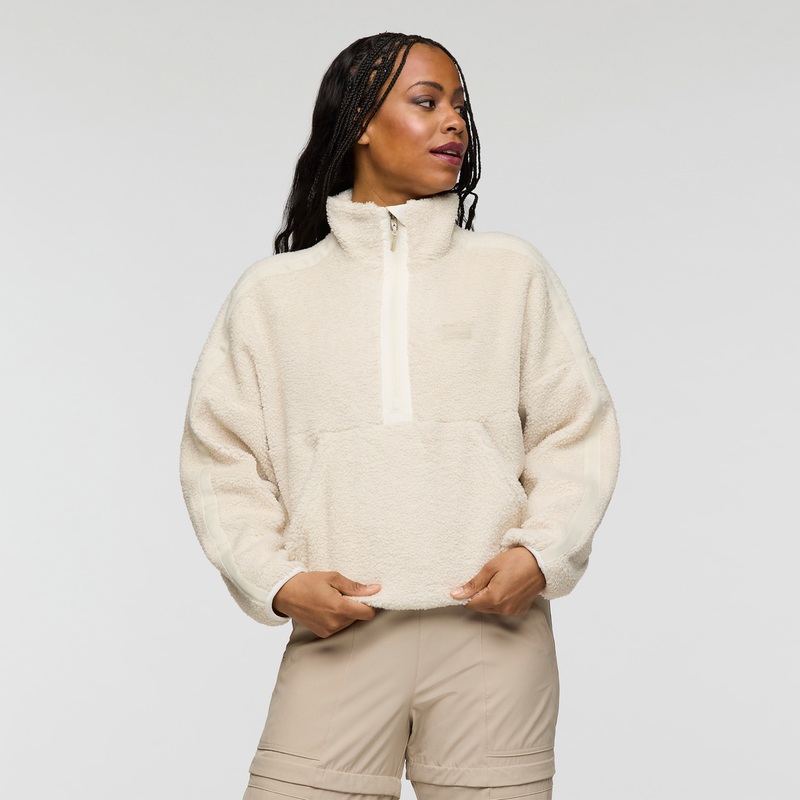 Bacano Fleece Pullover – Women’s Cream/Bone XS