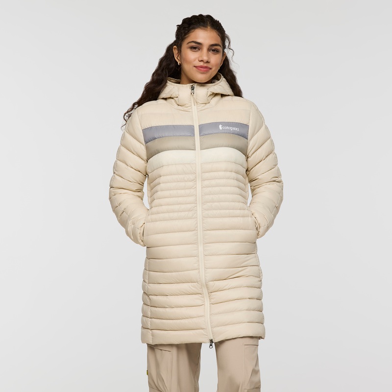 Fuego Down Parka – Women’s Coffee Stripes XS