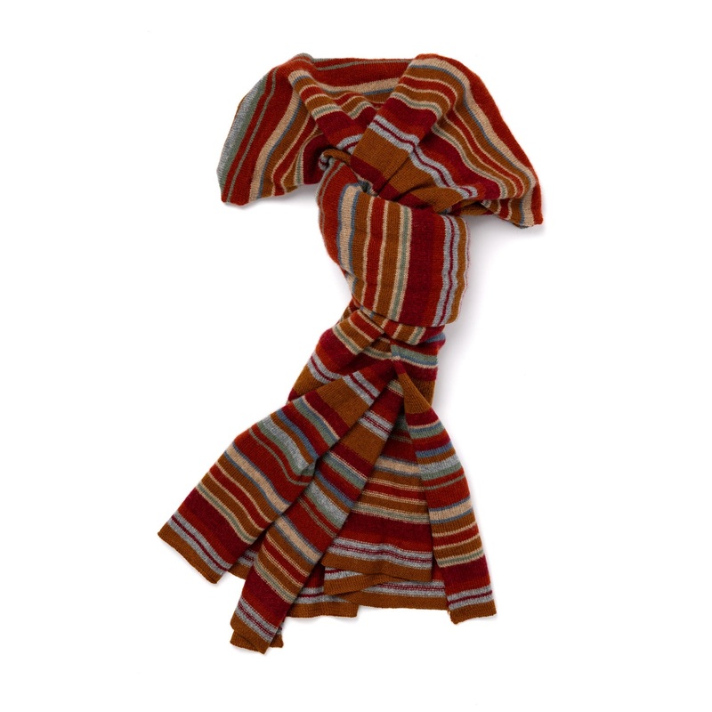 Scarf “Multicolore” made from pure Scottish Cashmere
