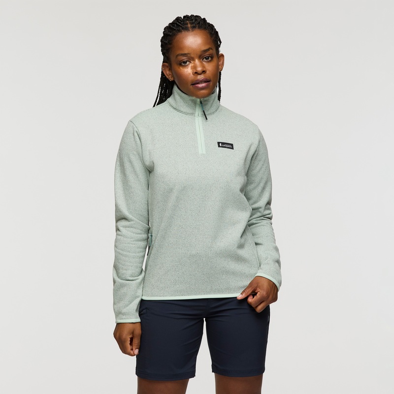 Envo Fleece Quarter-Zip Pullover – Women’s Heather Foam XS