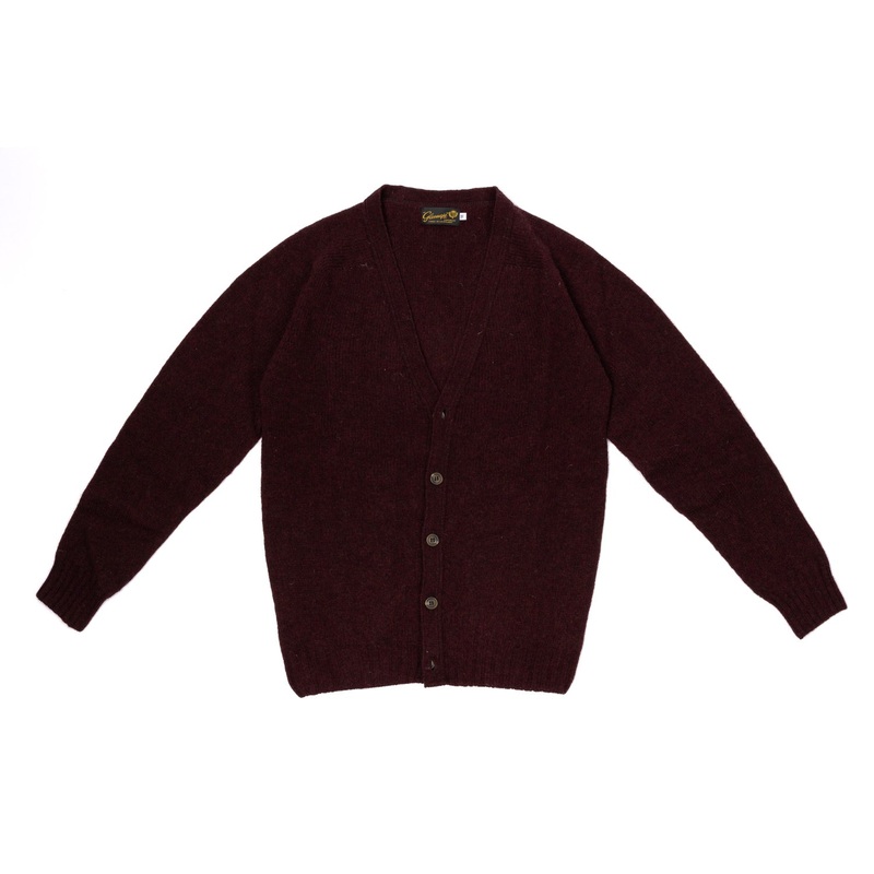 Glenugie exclusive x MJ: Cardigan “College Cardigan” made from pure Wool – Circulare Knit Shetland S