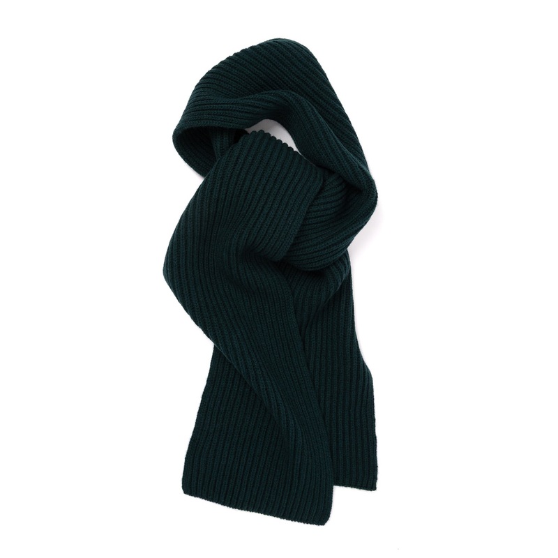 Schal “Ribbed Scarf” aus Lambswool und Cashmere – 6 Ply
