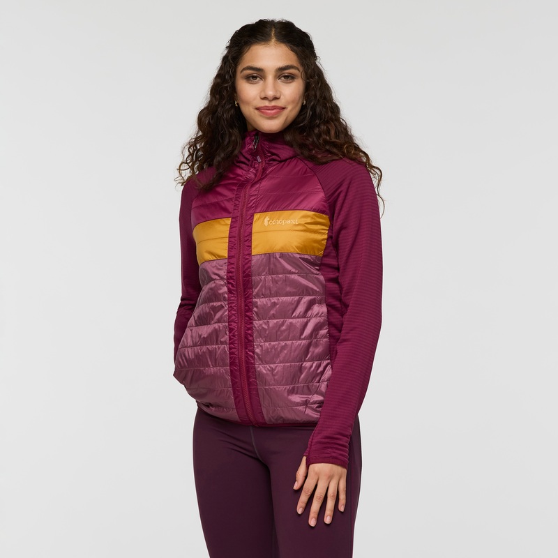 Capa Hybrid Insulated Hooded Jacket – Women’s Jam/Fig XXS