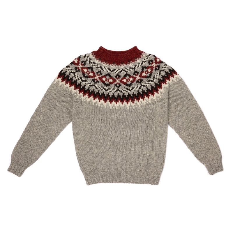 Glenugie exclusive x MJ: Sweater “Klosters Vintage-Ski” made from pure Wool – Pure Soft Shetland S