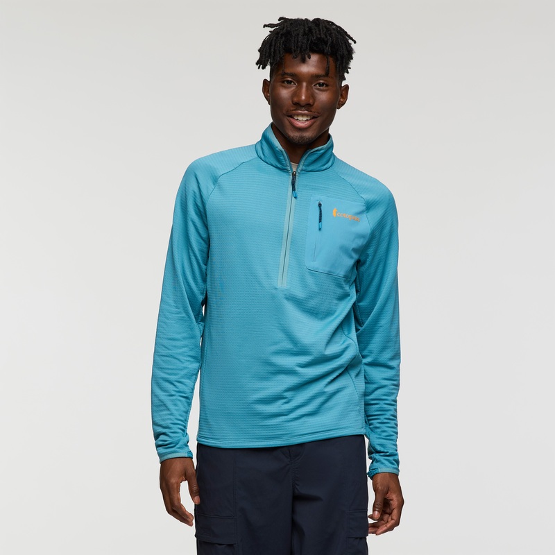Otero Fleece Half-Zip Pullover – Men’s Drizzle S
