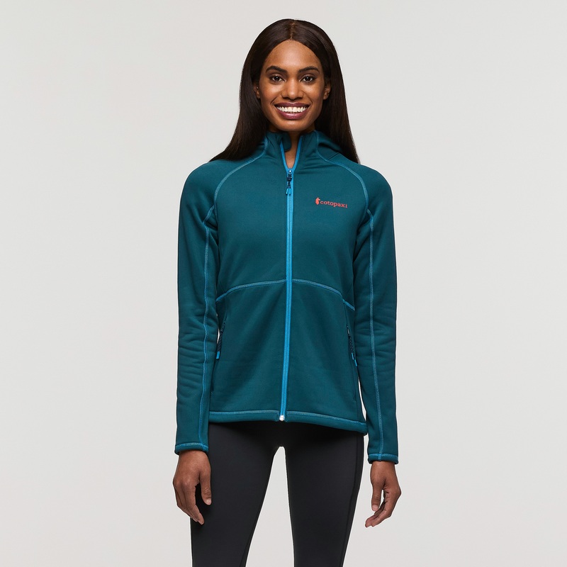 Tempa Fleece Hooded Jacket – Women’s Pebble XS