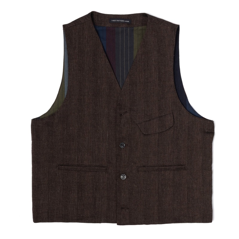 1ST PAT-RN x MJ: Vest “Chisel T2” made from Wool Blend M