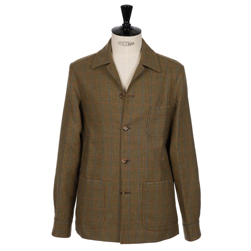 Sartoria Voglio exclusive x MJ: Shirt Jacket “Sahariana Sartoriale” made from Scottish Wool – purely handmade 48