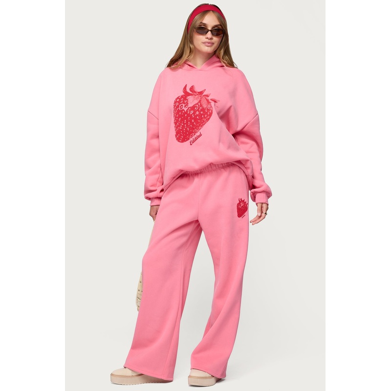 Strawberry Babe Sweatpants PINK XS