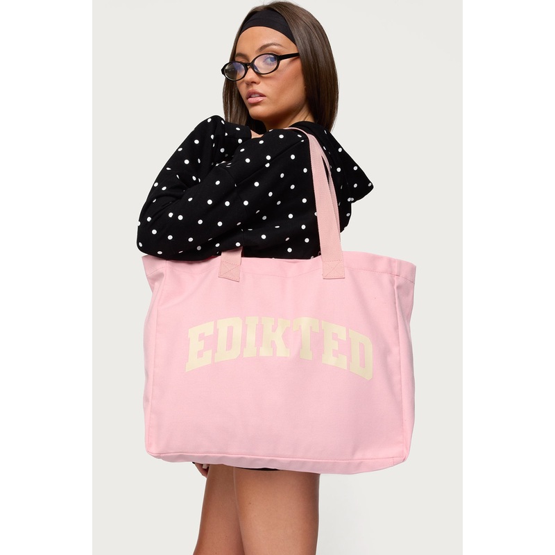 My Edikted Tote Bag PINK OS