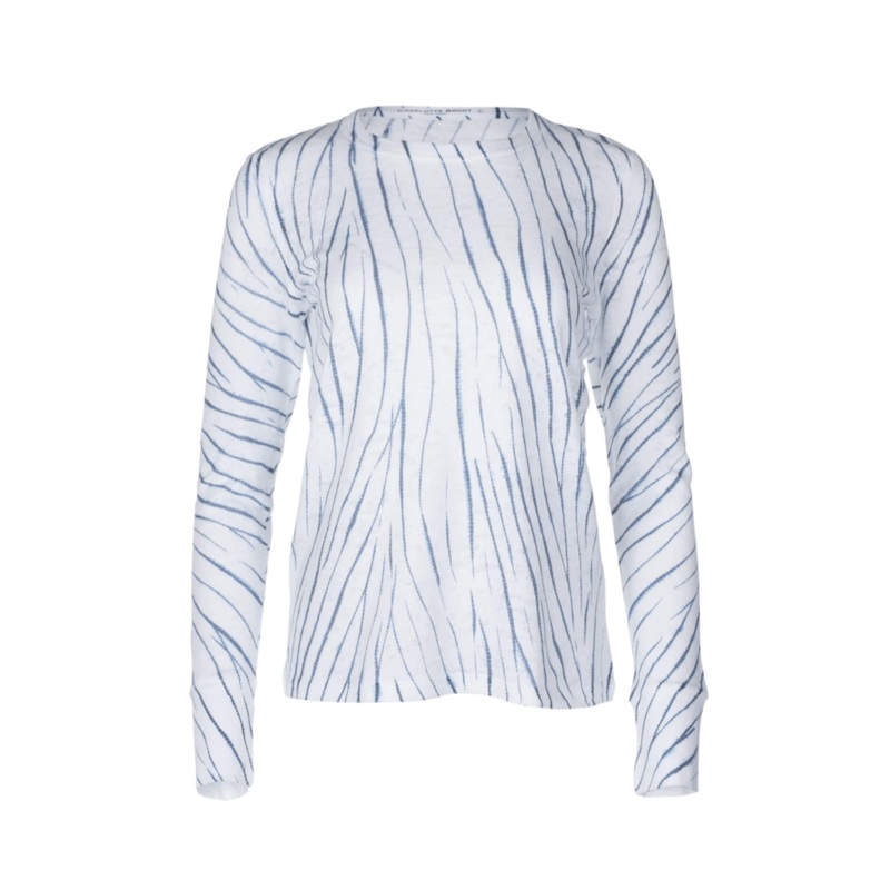 Long Sleeve Waffle Burnout Tee – White Willow XS White Willow