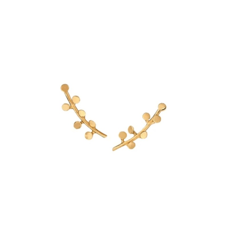 Berry Stud Earrings – Gold Gold