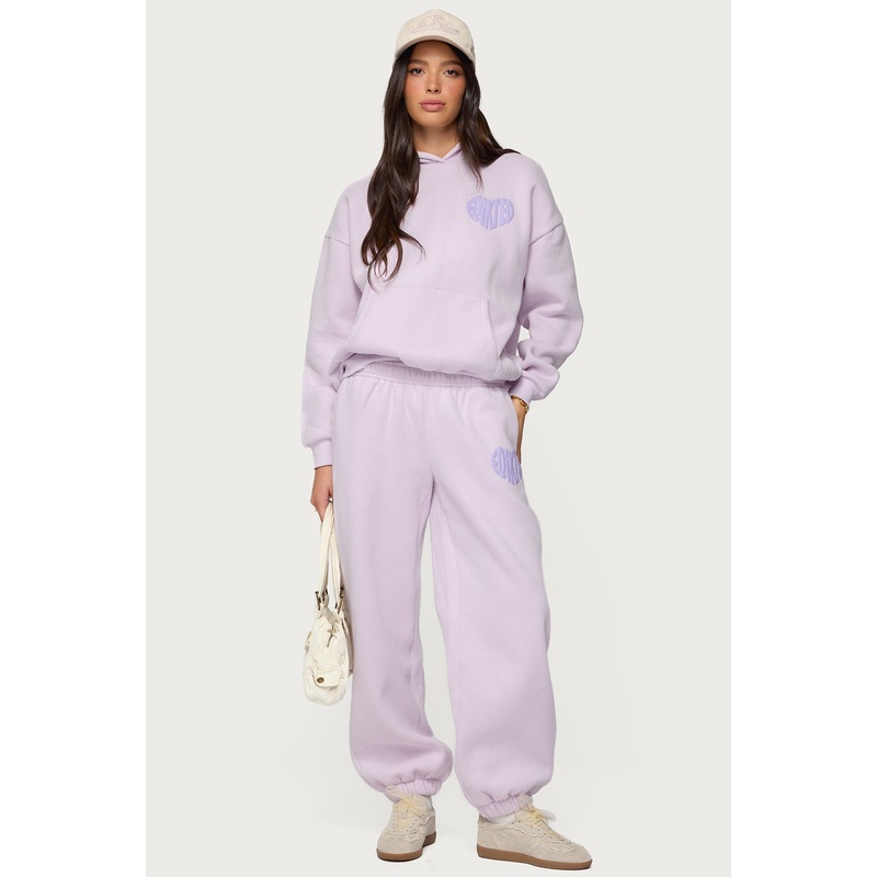 Major Love Edikted Sweatpants LILAC XS