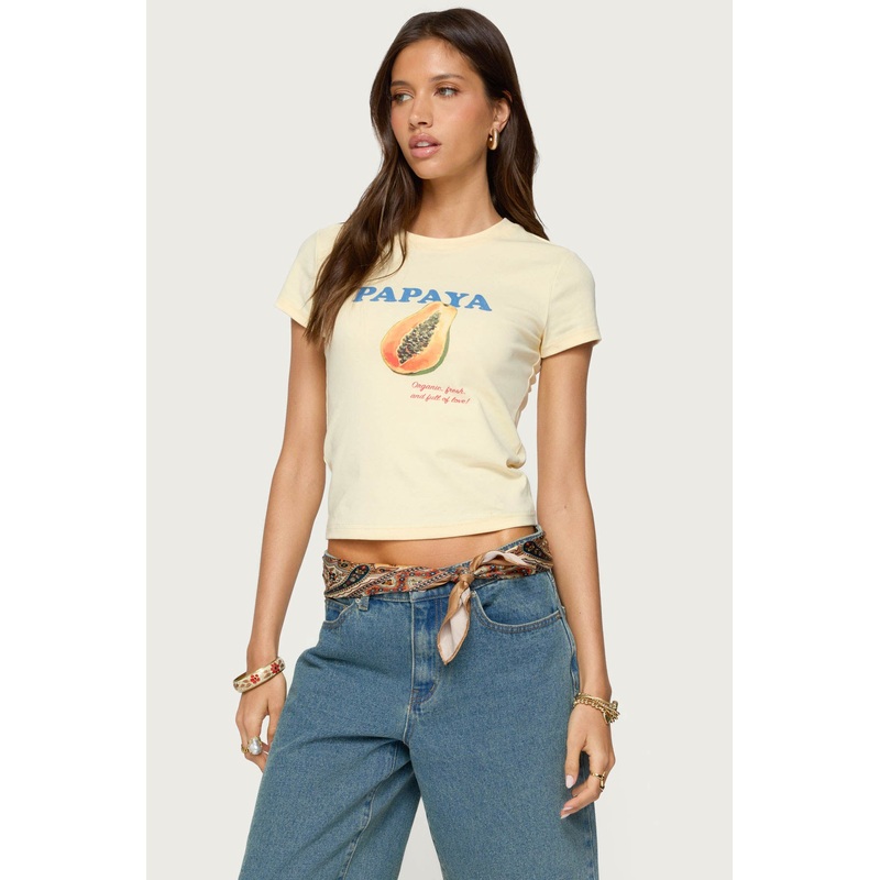 Papaya T Shirt YELLOW XS