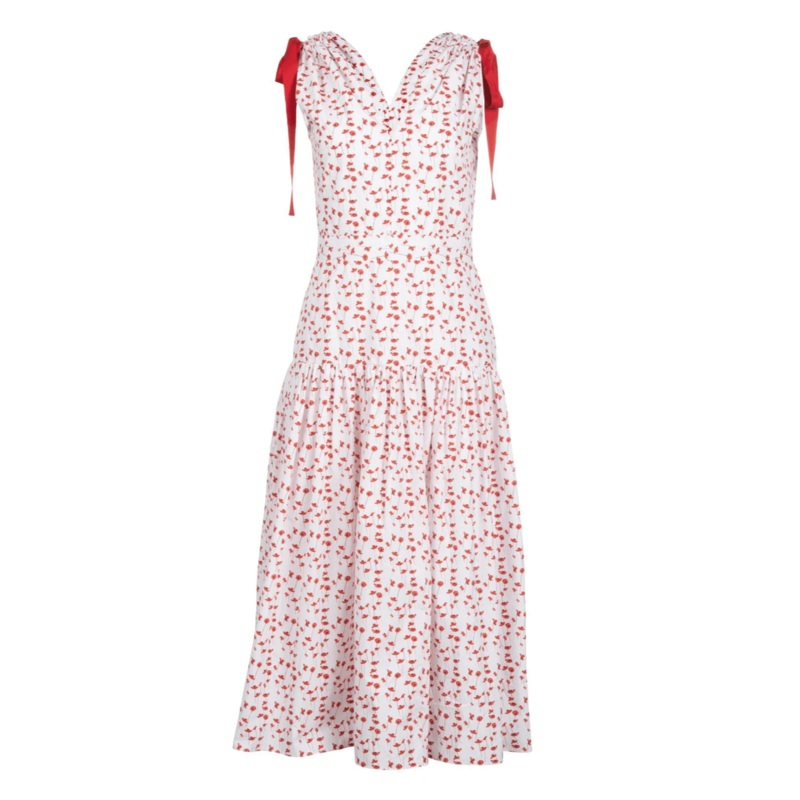 Sofia Dress – Red Spanish Poppy Red Spanish Poppy Cotton Poplin XS