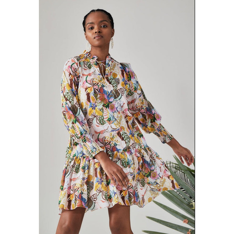 Blye Dress – Rainbow Groovy Blooms Rainbow Groovy Blooms XS