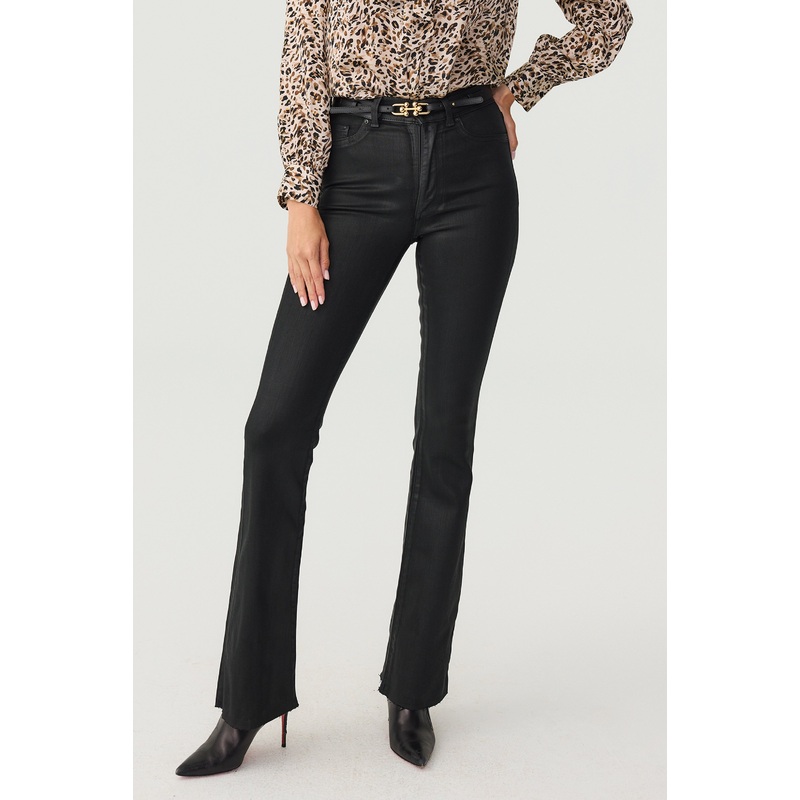 Bridget Boot High Rise Jean – Black Coated Black coated 25